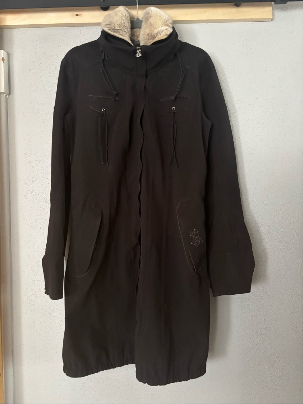 VINTAGE Marithe Francois Girbaud Actlive Techwear Parka Jacket Rain Coat Sz 10